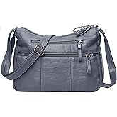 VOLGANIK ROCK Purses for Women Soft PU Leather Shoulder Bag Ladies Crossbody Purse and handbags Lightweight Pocketbook