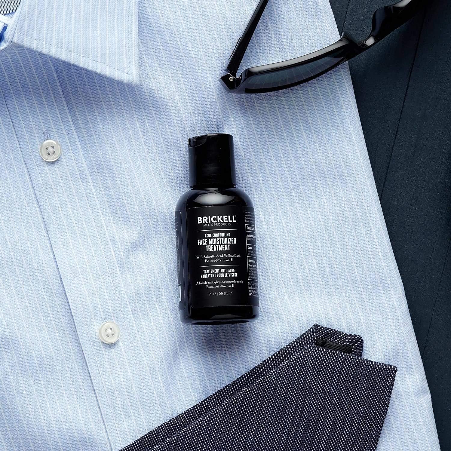 brickell acne controlling face wash