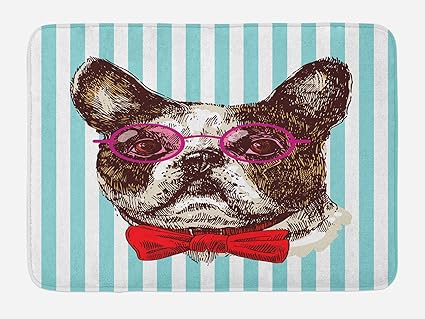 Amazon Ambesonne ドイツ製バスマット ポップアート 手描き