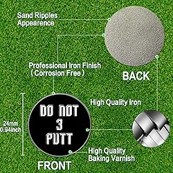 FINGER TEN Golf Ball Marker with Hat Clip Markers