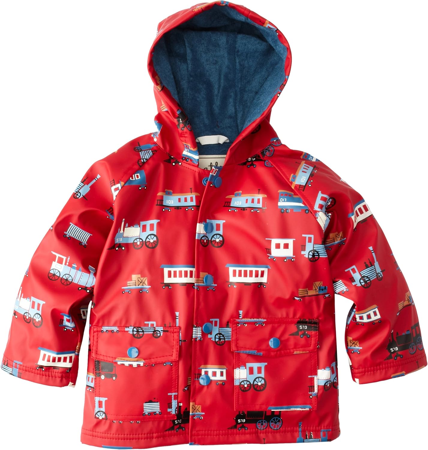 Hatley Boys' Printed Rain Jacket Raincoat, Red, 8 Years Amazon.co.uk