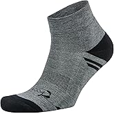FootZen by Balega Core Quarter, Grey, Small, 1-Pair