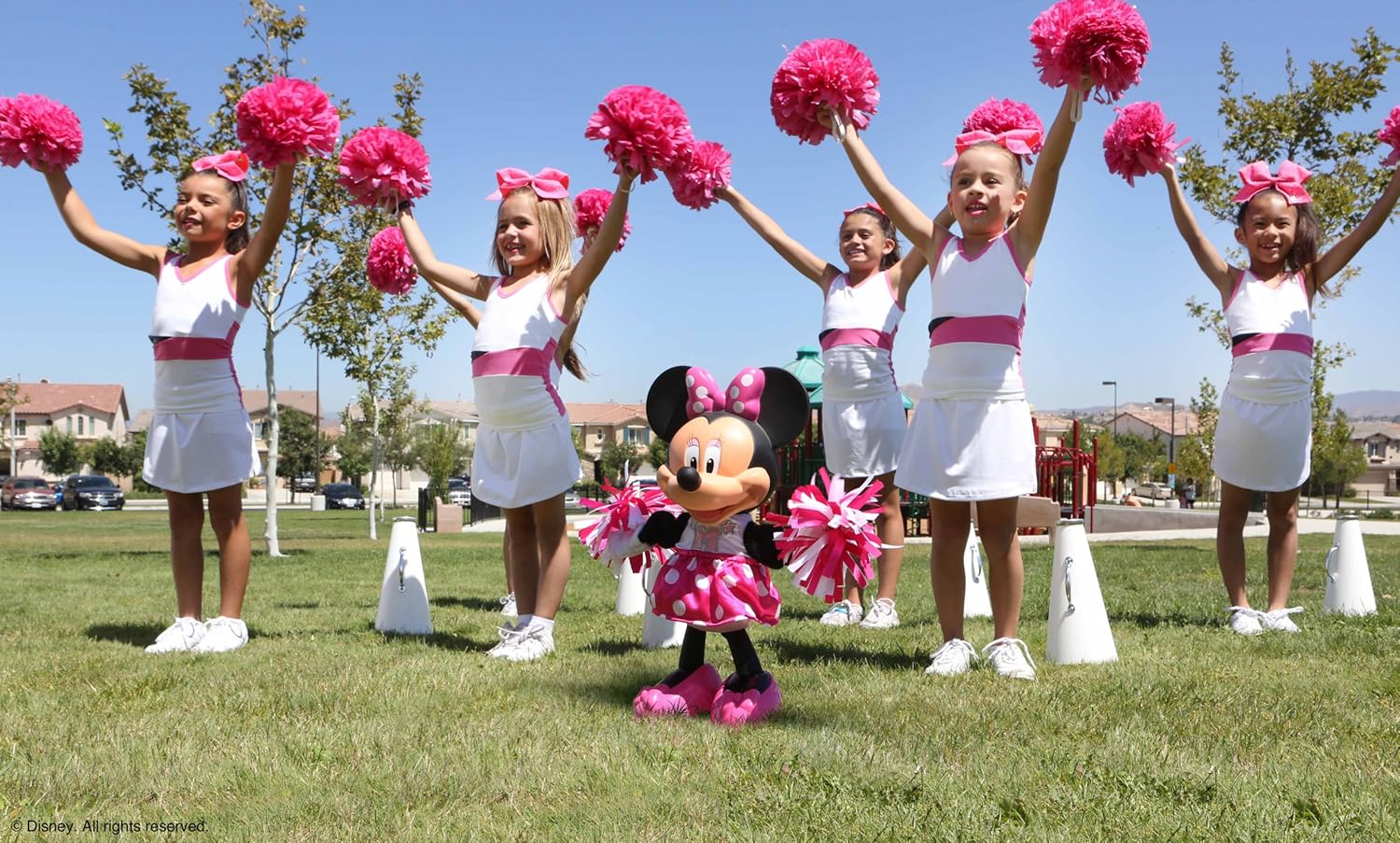minnie mouse cheerleader toy