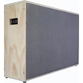 ATS Acoustics Studio Stacker Gobo Bass Trap 24"x36"x10" (Gray, Pine Case) | NRC 1.63. Portable and stackable sound absorbing gobo. Professional full range frequency absorption. No installation required