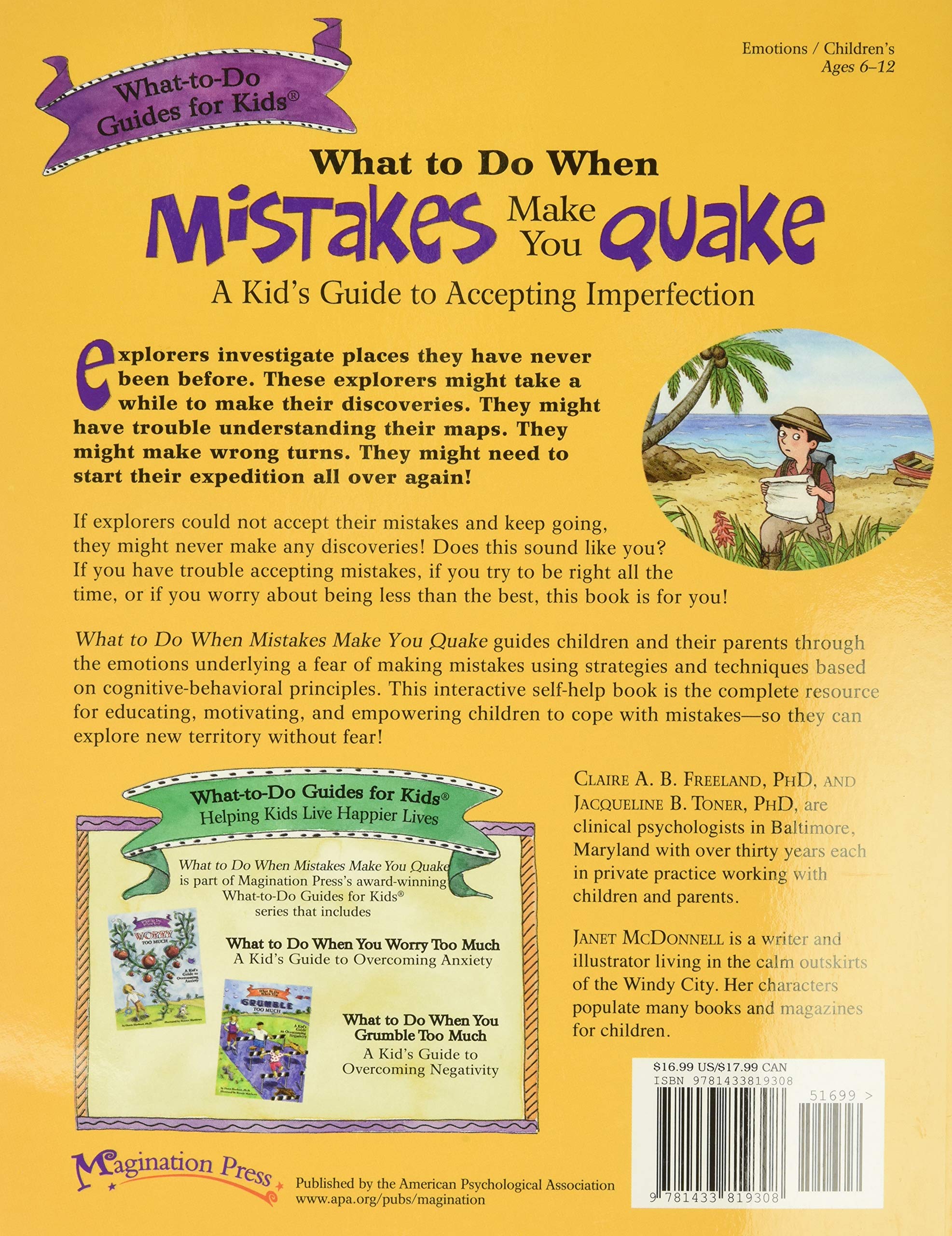 What to Do When Mistakes Make You Quake: A Kid's Guide to Accepting Imperfection (What-to-Do Guides for Kids®) What to Do When Mistakes Make You Quake: A Kid's Guide to Accepting Imperfection (What-to-Do Guides for Kids®) Paperback