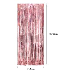 Rose Gold Tinsel Party Backdrop - GREATRIL Foil