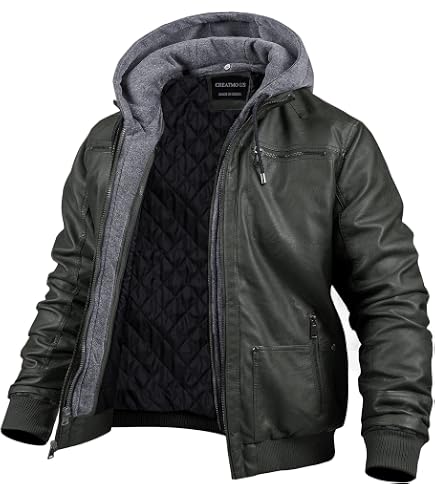 Leder Fashions Men's Black Resident RE6 Evil Leon S Kennedy