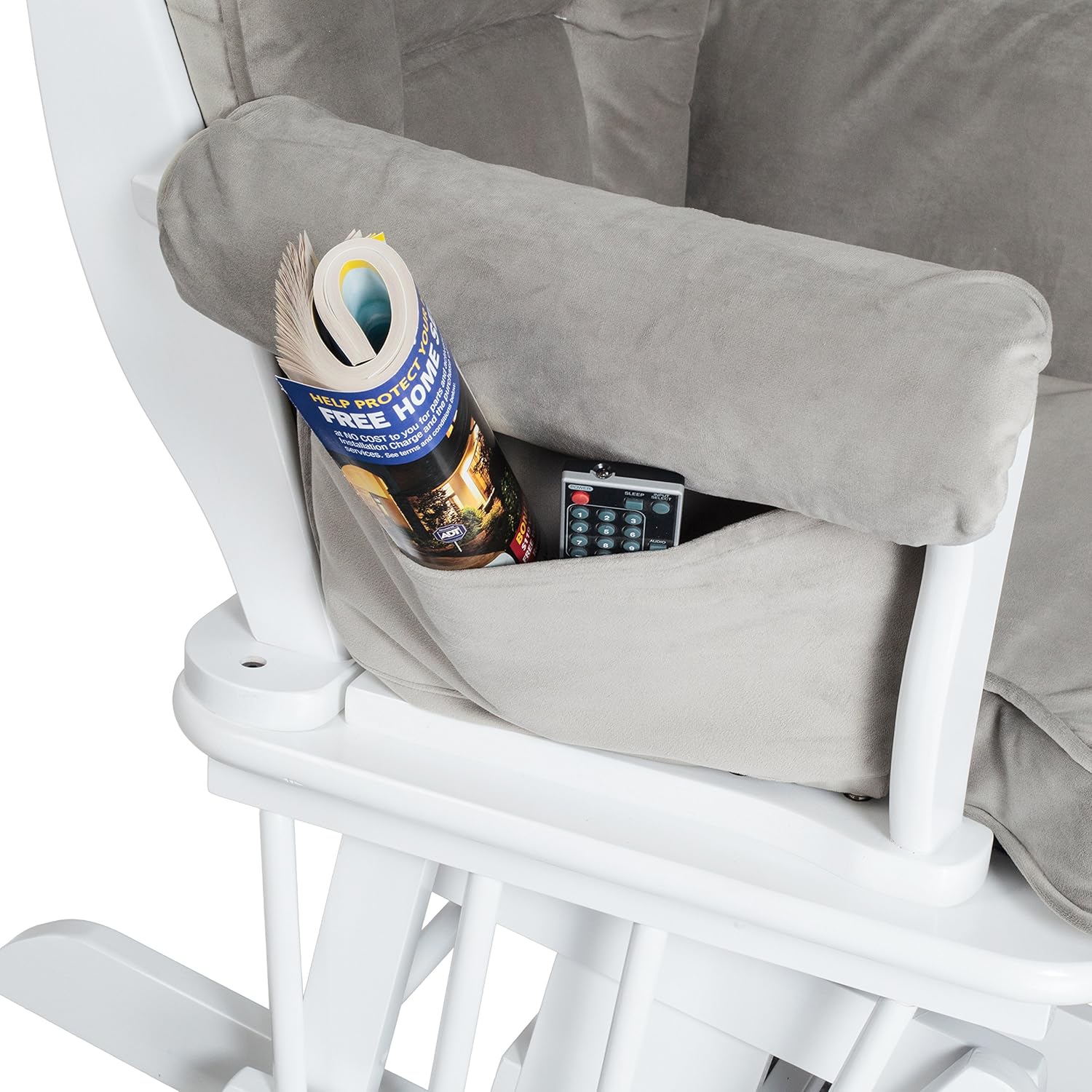 afg sleigh glider with ottoman