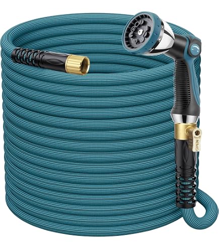 Amazon.com : FlexiSolve 100ft Non-Expanding Garden Hose with 360