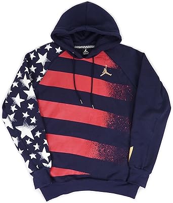 Amazon Air Jordan Retro7 Stars Stripes Usa ジョーダン レトロ7 プルオーバー パーカー ネイビー M 並行輸入品 トレーナー パーカー 通販