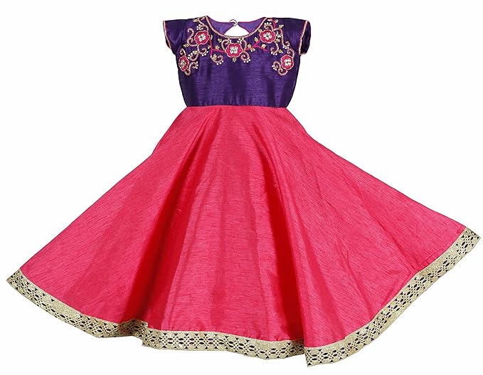 golden frock for girl