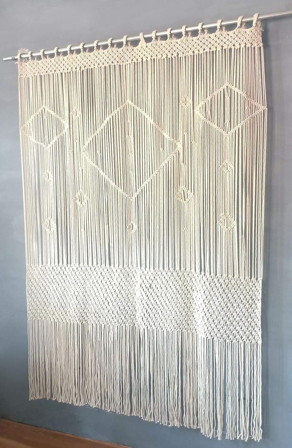 Amazon Com Aura Design S Macrame Curtain Large Wall Hanging 52