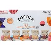 Border Biscuits 100 Luxury Mini Packs with 5 Varieties