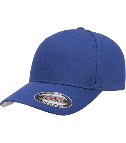 Flexfit Casquette de baseball ajustée pour homme, bleu marine, L-XL