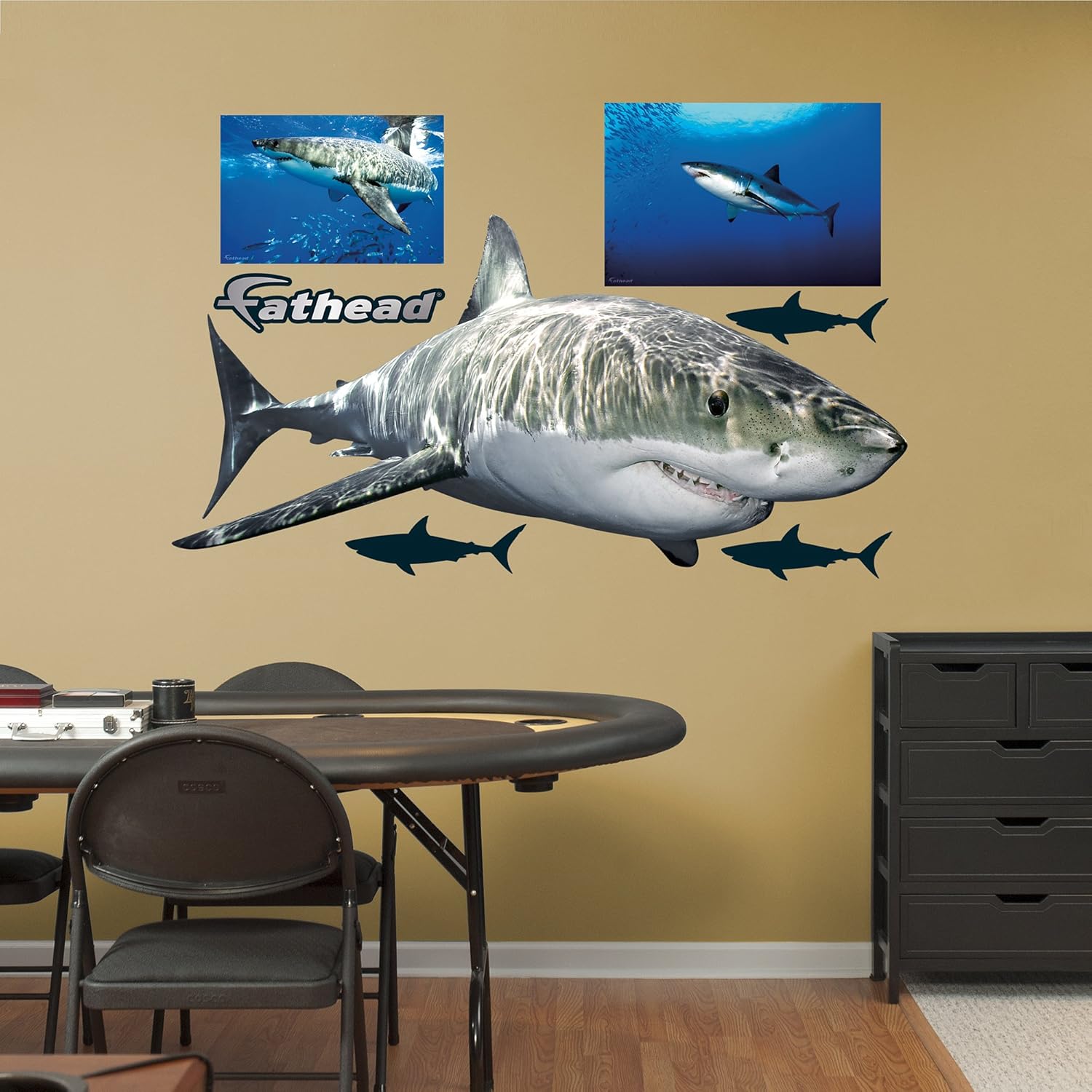 Fathead Great White Shark Real Big Wall Decors