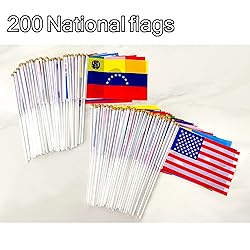 WEITBF 200 Countries International Flags of the