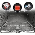 Rear Trunk Floor Style Automotive Elastic Mesh Cargo Net for Mercedes-Benz GLE W167 2020-2025 - Premium Trunk Organizers and Storage - Luggage Net for SUV - Best Car Organizer for Mercedes-Benz GLE