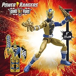 Power Rangers Dino Fury Gold Ranger Action Figure