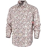 BOCOMAL FR Shirts Printed Paisley/Hawaii Lightweight Pearl Snaps/Button Down Flame Resistant NFPA2112 CAT2 Work Shirt