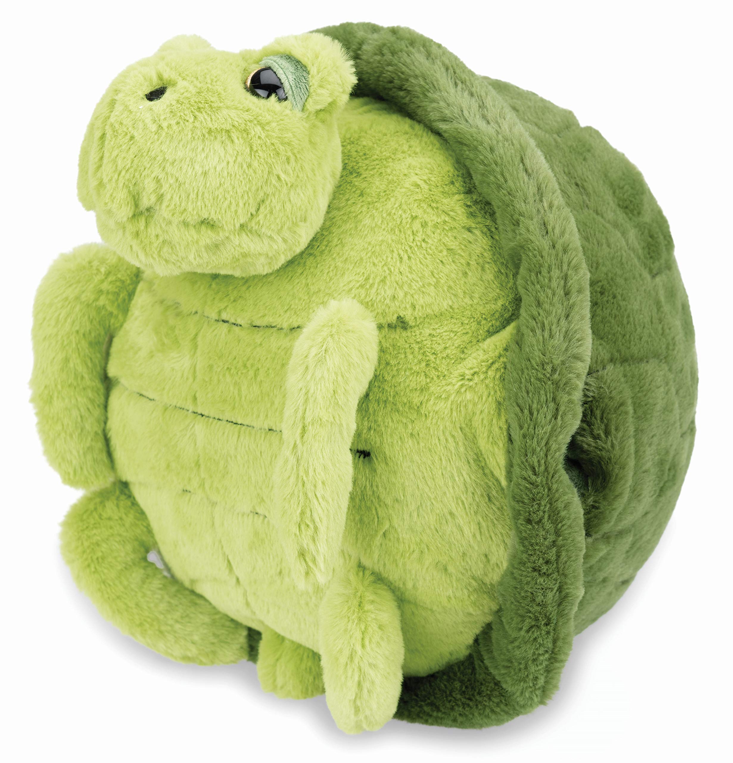 COZY NOXXIEZ Plush Hand Warmer Toys - Wildlife Animals - Childrens Cute Pillows, Fluffy Soft Plushies, Reusable Animal Cushion Presents for Girls, Boys, Babies (Turtle)