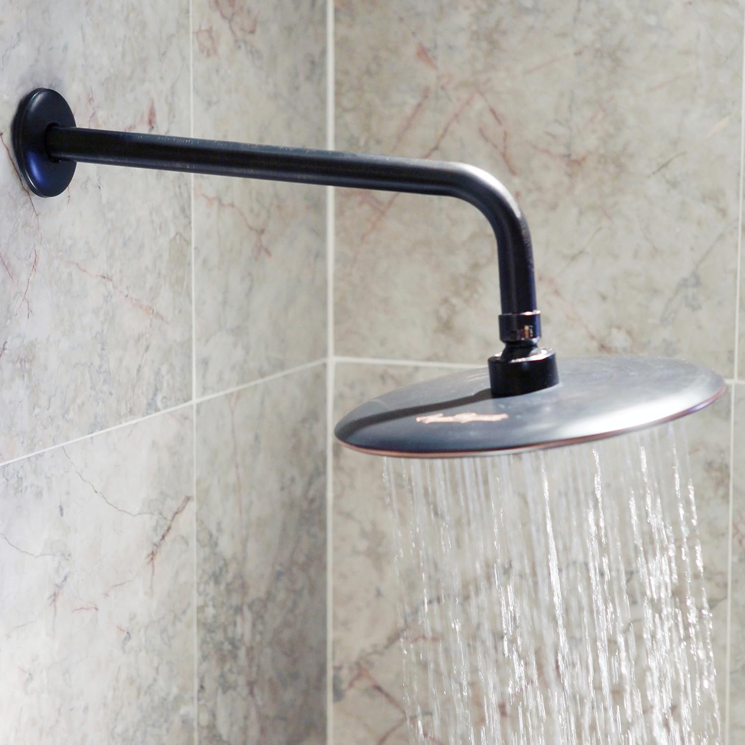 Solid Stainless Steel Aqua Elegante WallMounted For Fixed Shower Head