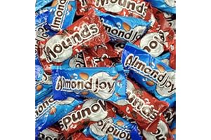 SWEETSOME Almond Joy and Mounds Fun Size Candy Assortment - Coconut and Almonds Chocolate Bars - Individually Wrapped Candy - 2 Pounds