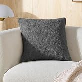Sunday Citizen Snug Throw Pillow &ndash; Soft Memory Foam Decorative Pillow, Plush Snug Fabric Cover, Cozy Sofa &amp; Bed Pillow, Washable Cover, Luxury Throw Pillow (Coal)