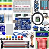 DIYables STEM V3 Starter Kit Compatible with Arduino Uno R3, 1 Set | STEM education kit for students, teachers, beginners and makers learning coding and electronics.
