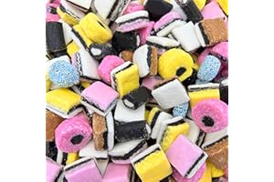 LAETAFOOD English Licorice Candy | 2 Pound Bag | Allsorts Licorice Mix | Gourmet English Candy Bulk | Old Fashioned Candy Assortment | Mixed Shapes and Textures