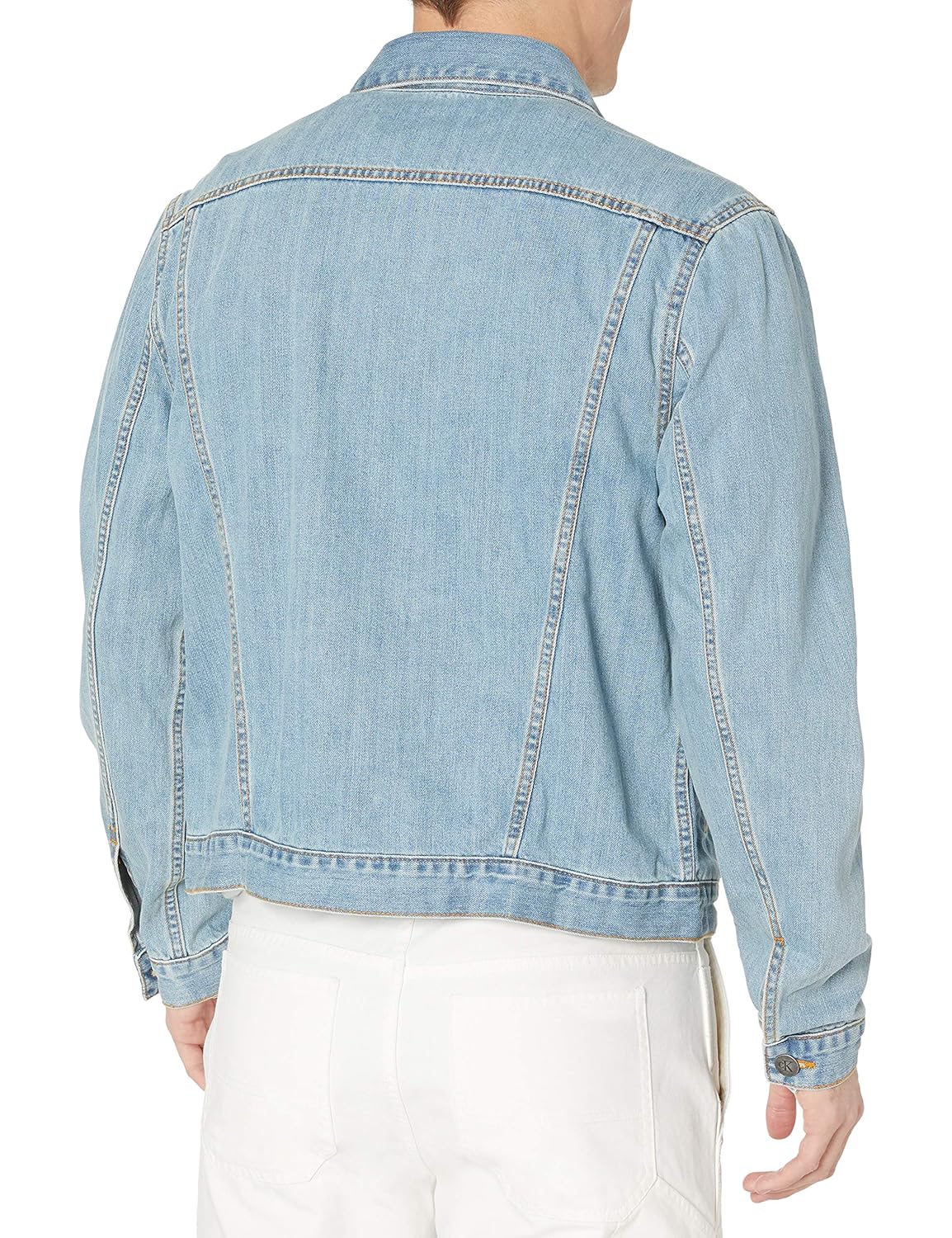 calvin klein jeans men's classic denim trucker jacket