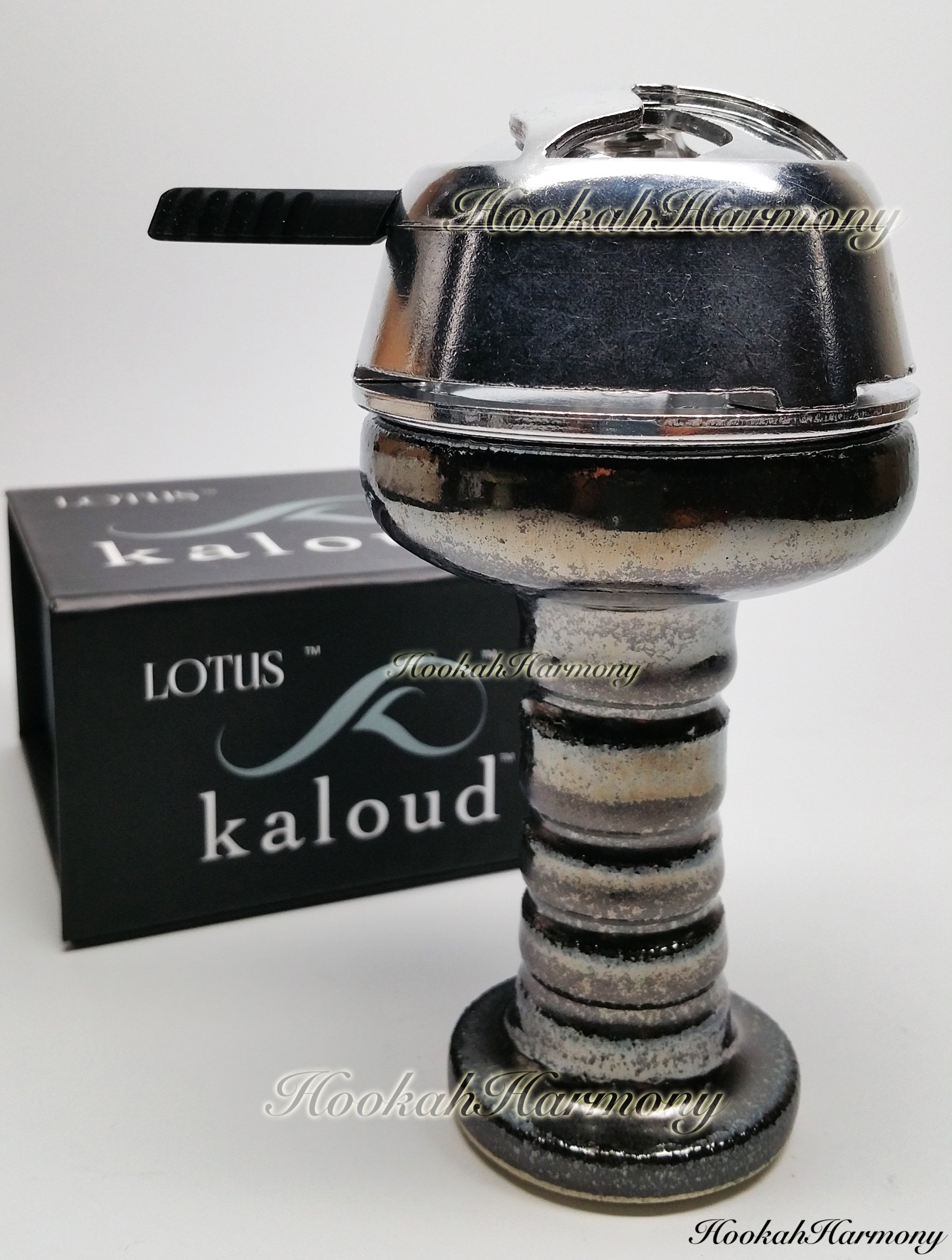 Hookah John Harmony Bowl SILVER METALIC Hookah Shisha Funnel Phunnel