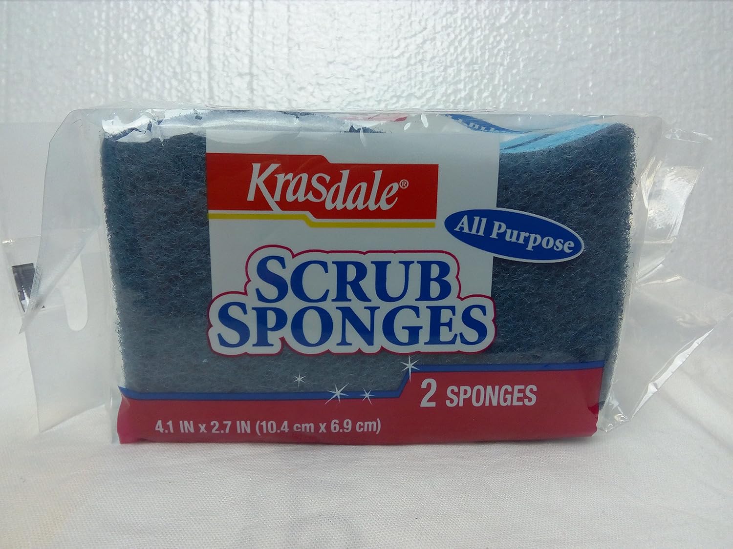 Scrub Sponges 2 packs of 2 sponges Kitchen & Dining