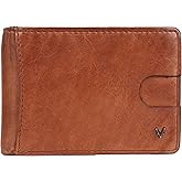 VILENCA HOLLAND Unisex Genuine Leather RFID-Blocking Wallet Bifold Card Holder: Sleek Design for Style, Functionality & Ultimate Security (Cognac)