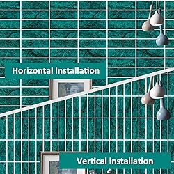 Crystiles 3D Backsplach Tile for Kitchen Peel and