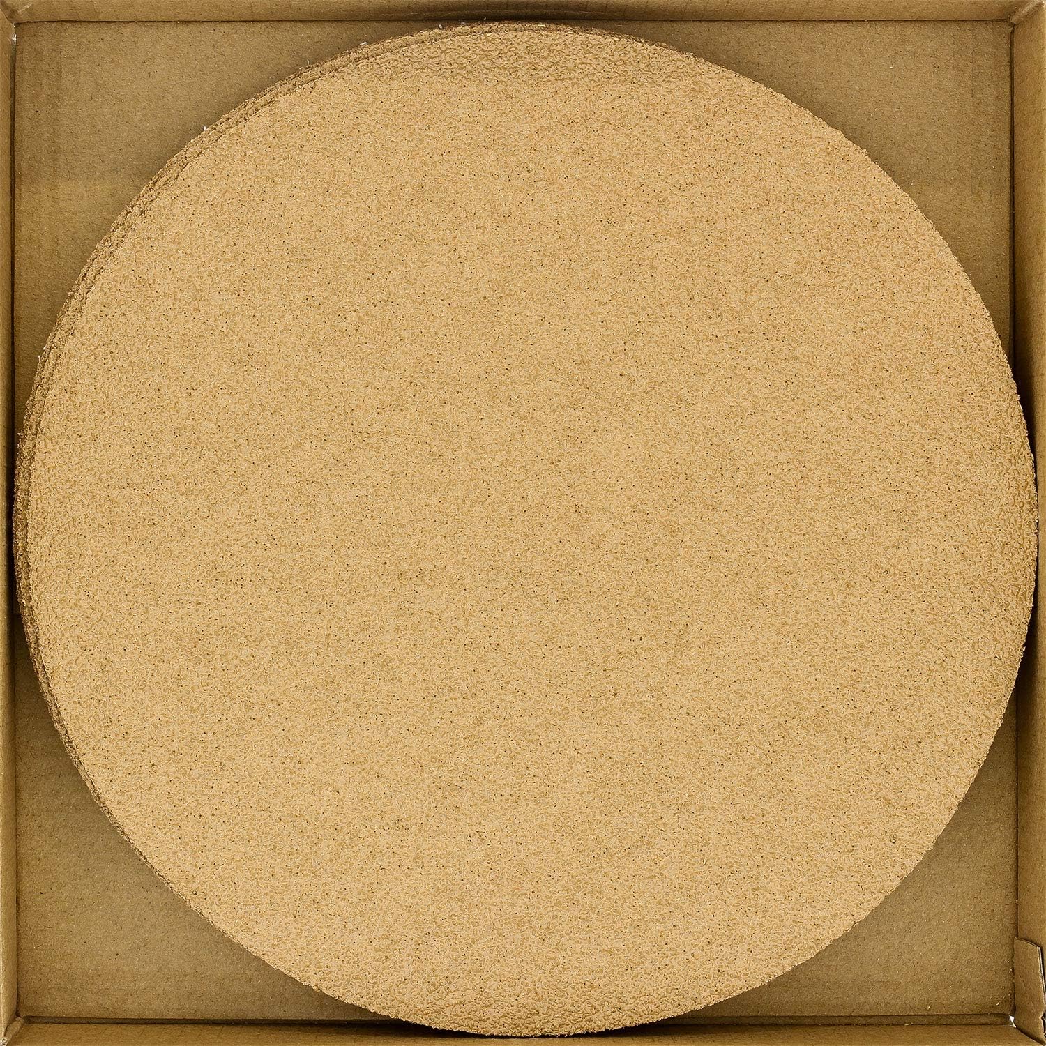 Dura-Gold - Premium - 40 Grit 8" Gold PSA Self Adhesive Stickyback Sanding Discs for DA Sanders - Box of 10 Sandpaper Finishing Discs for Automotive and Woodworking - - 