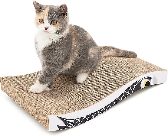 cat cardboard scratch pad