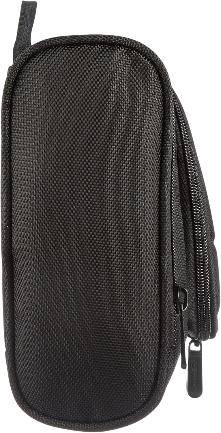 Basics Hanging, Travel Toiletry Bag Organizer, Shower Dopp Kit, Black