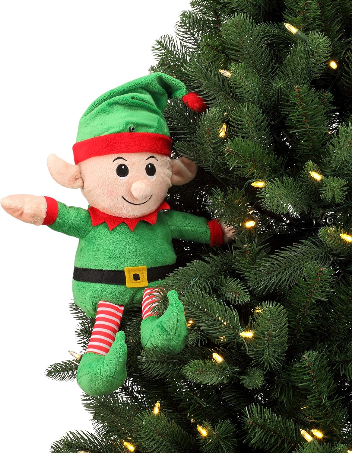 Mr. Christmas Tree Hugger Elf Christmas Décor, Green