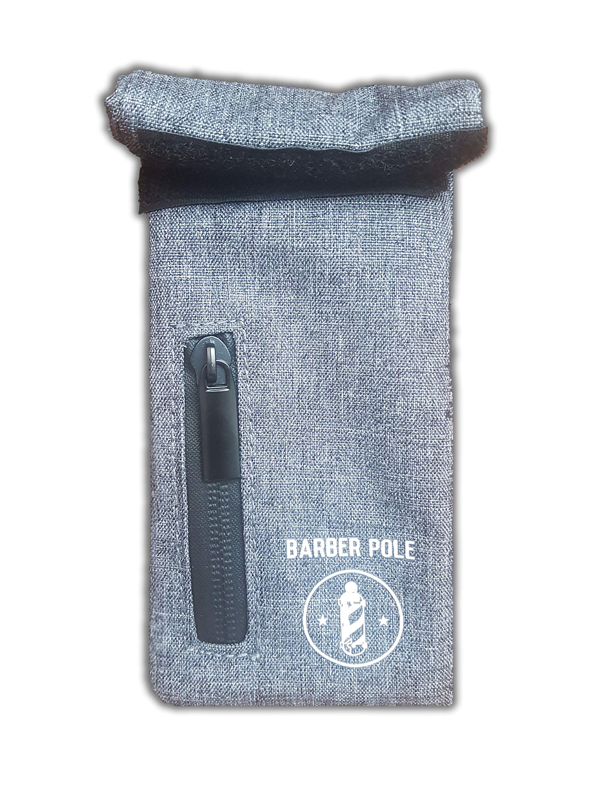 Barber Pole - Carbon Filter Smell Proof Personal Bag Pouch - Discreet Herb Travel Bag - Stash Bag