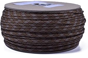 BORED? PARACORD! Bored Paracord - 1', 10', 25', 50', 100' Hanks & 250', 1000' Spools of Parachute 550 Cord Type III 7 Strand Paracord Well Over 300 Colors - Copperhead - 250 Foot Spool