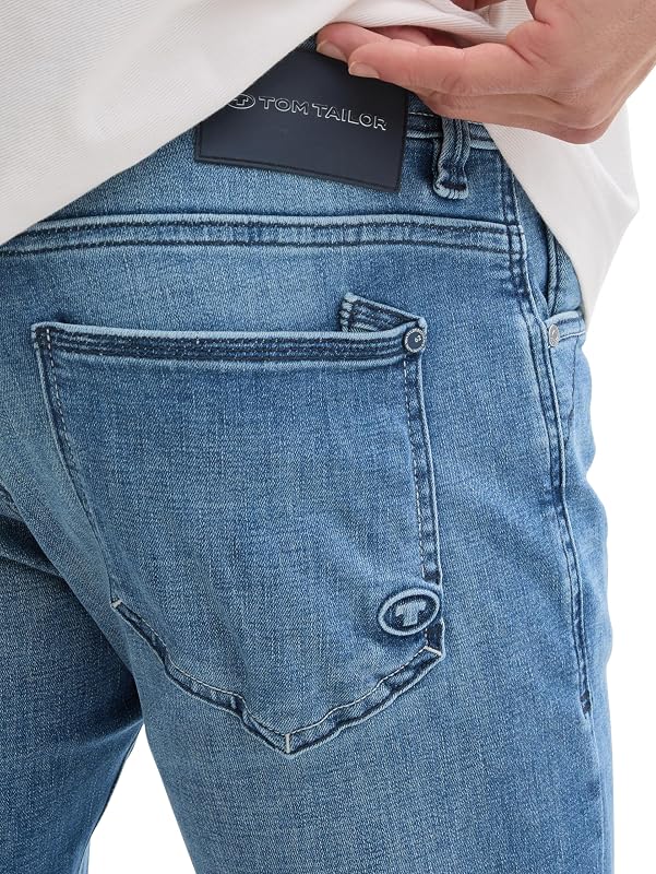 Jean Josh Regular Slim pour Homme, 10119 - Bleu Denim usé, 36W x 32L
