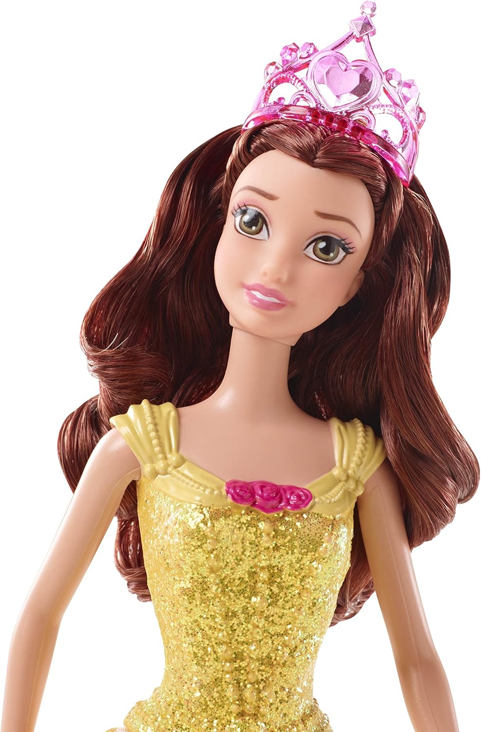 Disney Princess Sparkle Belle Doll, White,yellow - Image 3
