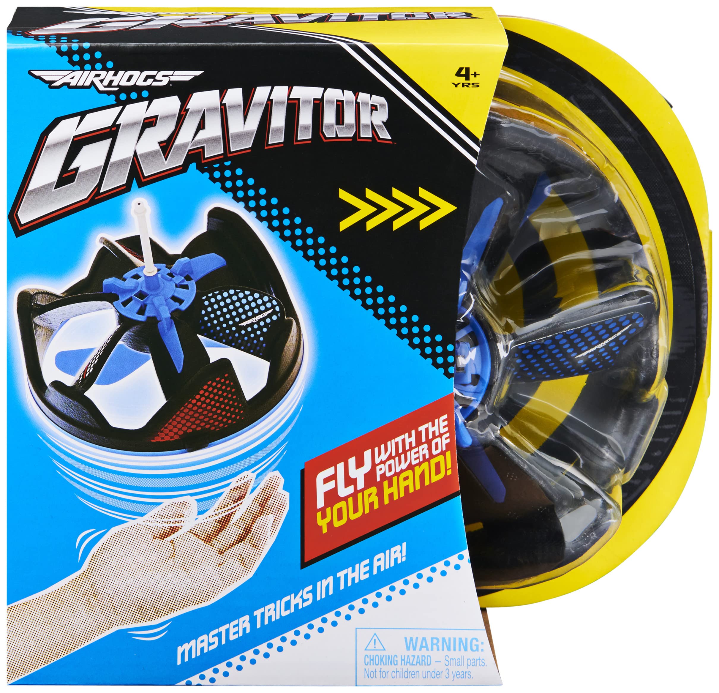 Air Hogs Gravitor with Trick Stick, USB Rechargeable Flying Toys, Drones for Kids aged 4 and up