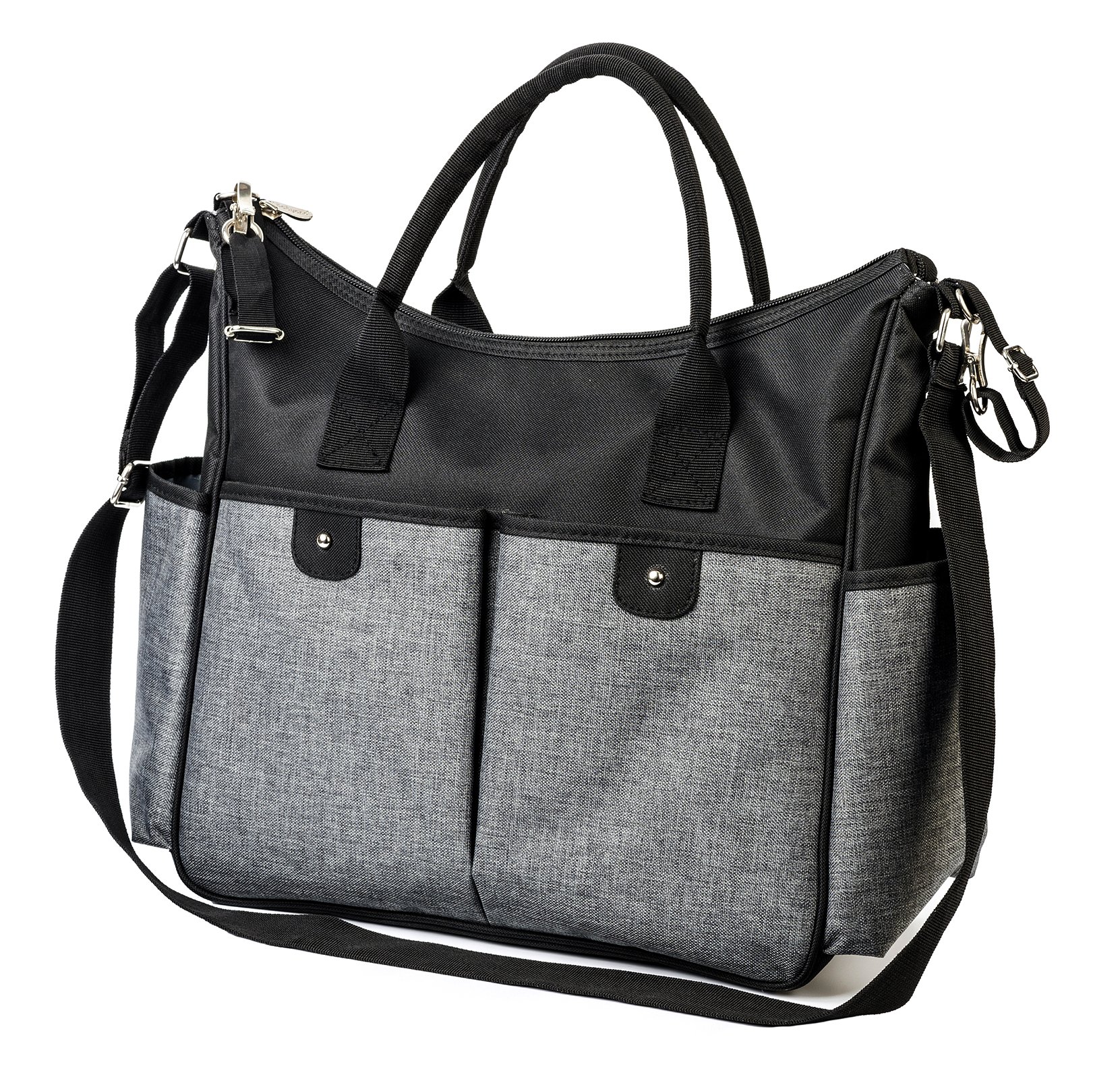 BabyOno City Multipurpose Changing Bag with Mat | Black