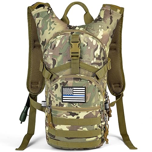 SHARKMOUTH Tactical Molle Hydration Backpack Small Military