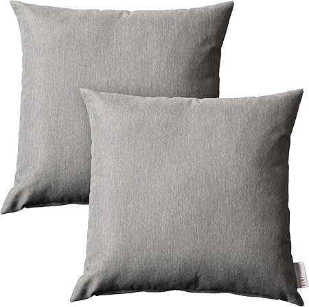 Amazon Com Modway Convene Outdoor Patio All Weather Pillow In Gray Set Of 2 Garden Outdoor