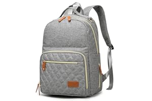 Ezgnuk Diaper Bag Backpack, Baby Travel Pack Organizer with Large Capacity Multifunction, Waterproof and Thermal Insulation.