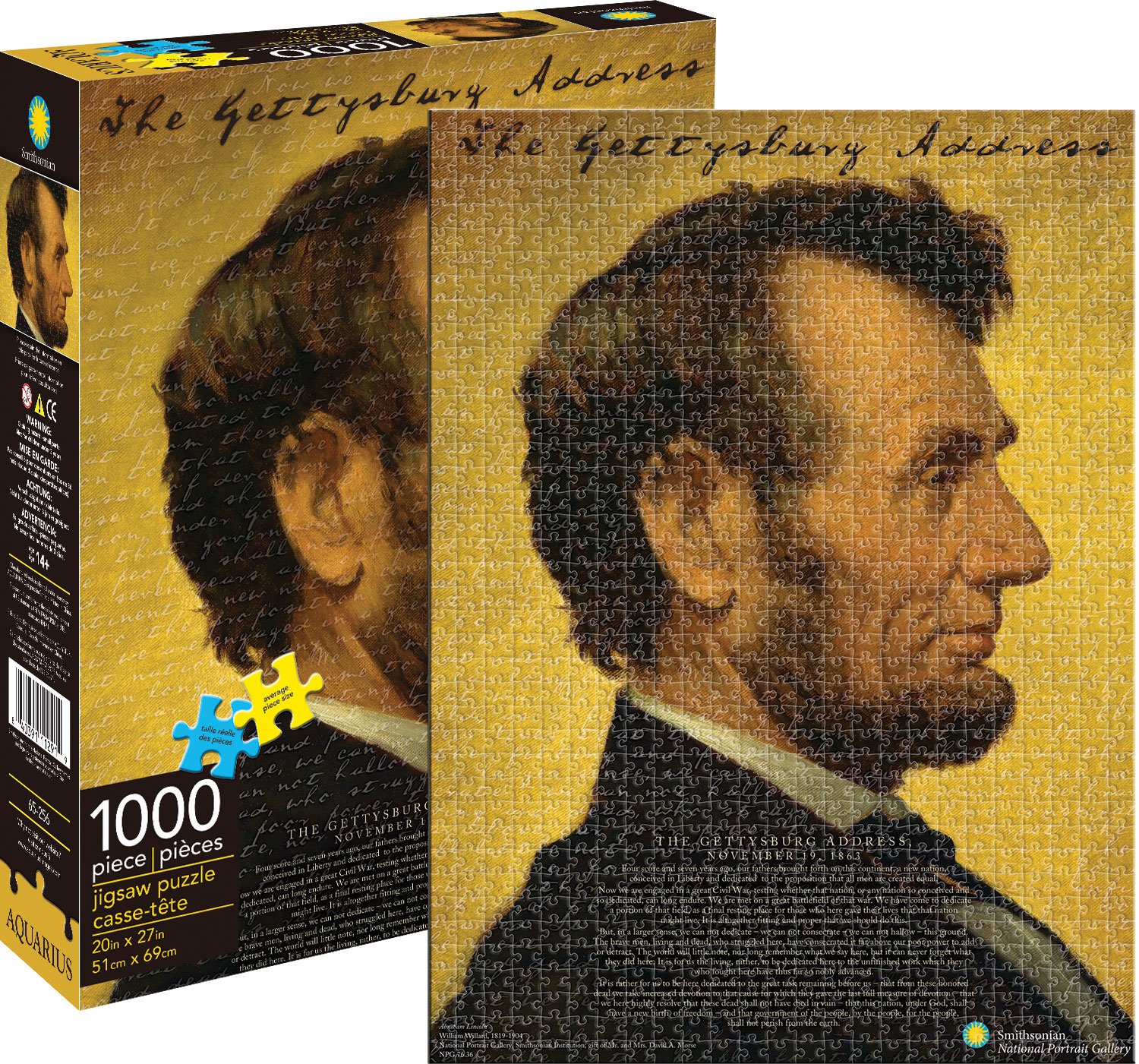 AQUARIUS Smithsonian Lincoln Puzzle (1000 Pieces)
