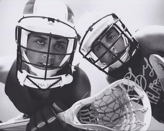 Gary Gait w/Paul Gait Signed 8x10 Syracuse Orange Lacrosse Photo With
