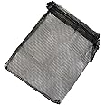 Scuba Choice Storage Mesh Bag for Snorkel & Dive Mask, 9"x6.5", Durable Polyester/Nylon Multi-Purpose Pouch with Clip Side Lock Snorkeling, Diving Gear, Accessories - Black